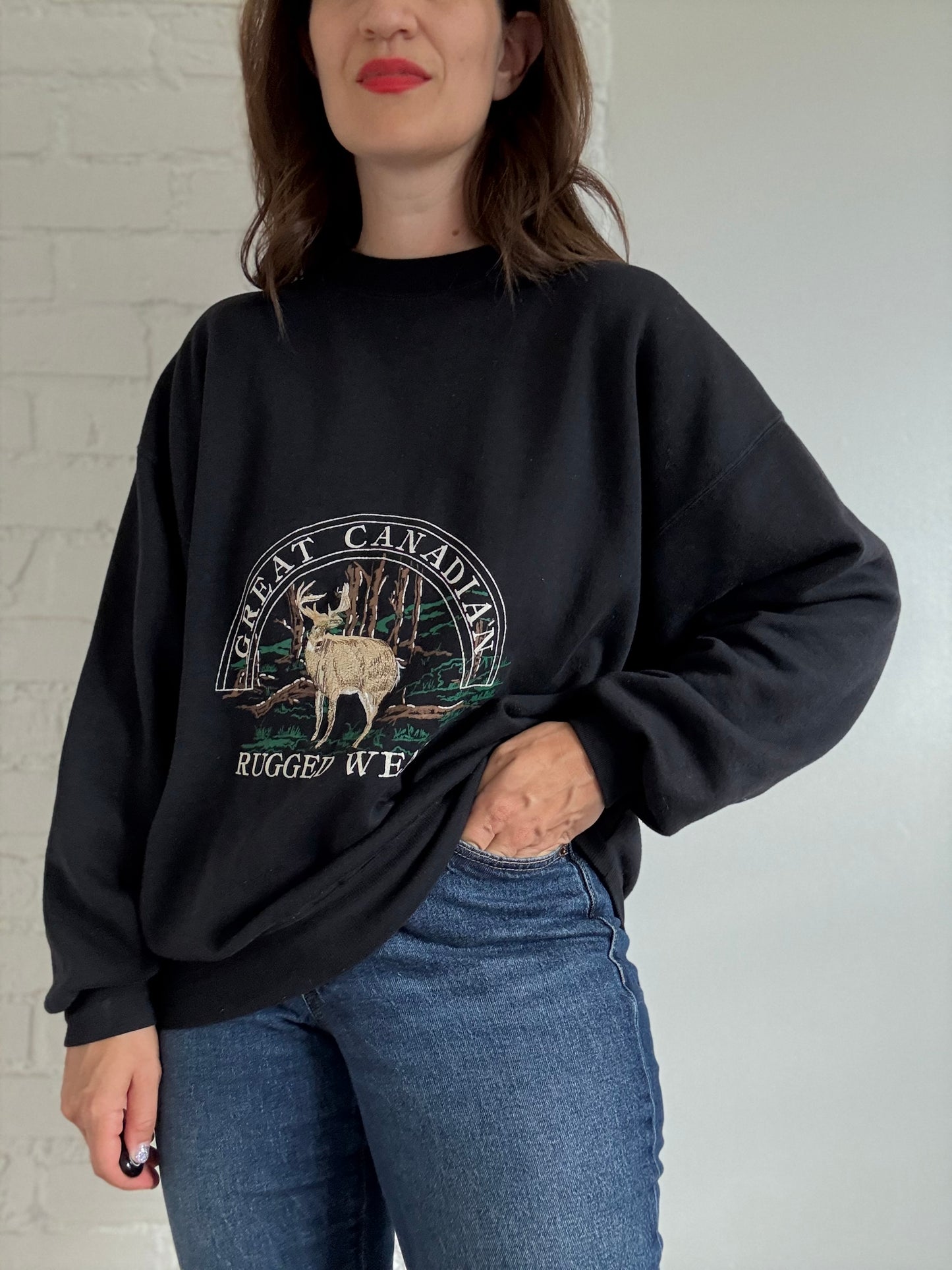 Great Canadian Rugged Sweatshirt - Size L (oversized)