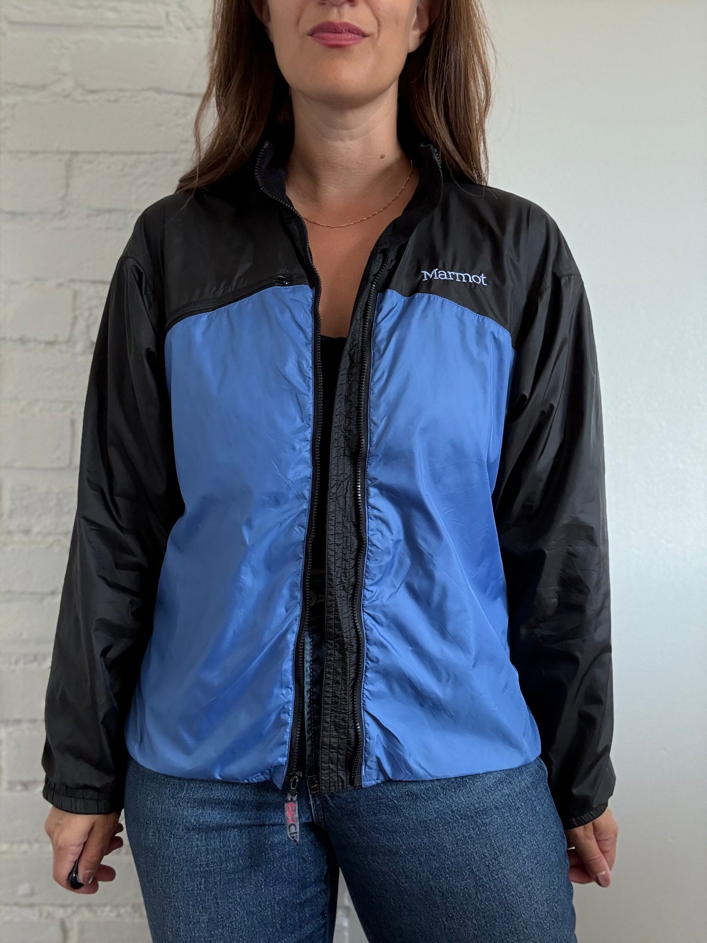 Marmot Fleece-Lined Windbreaker - Size M
