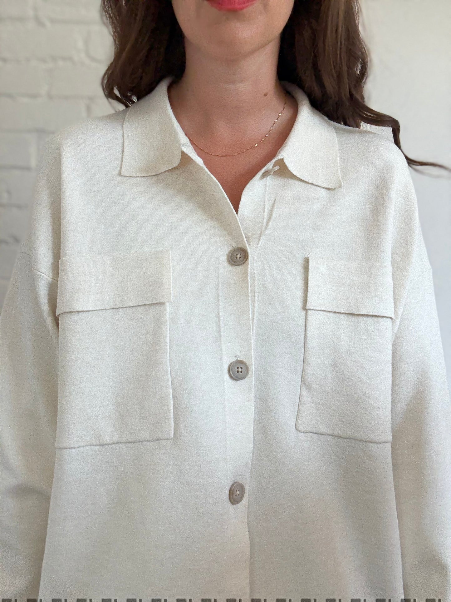 Aritzia Ronnie Oatmeal Sweater - Size L