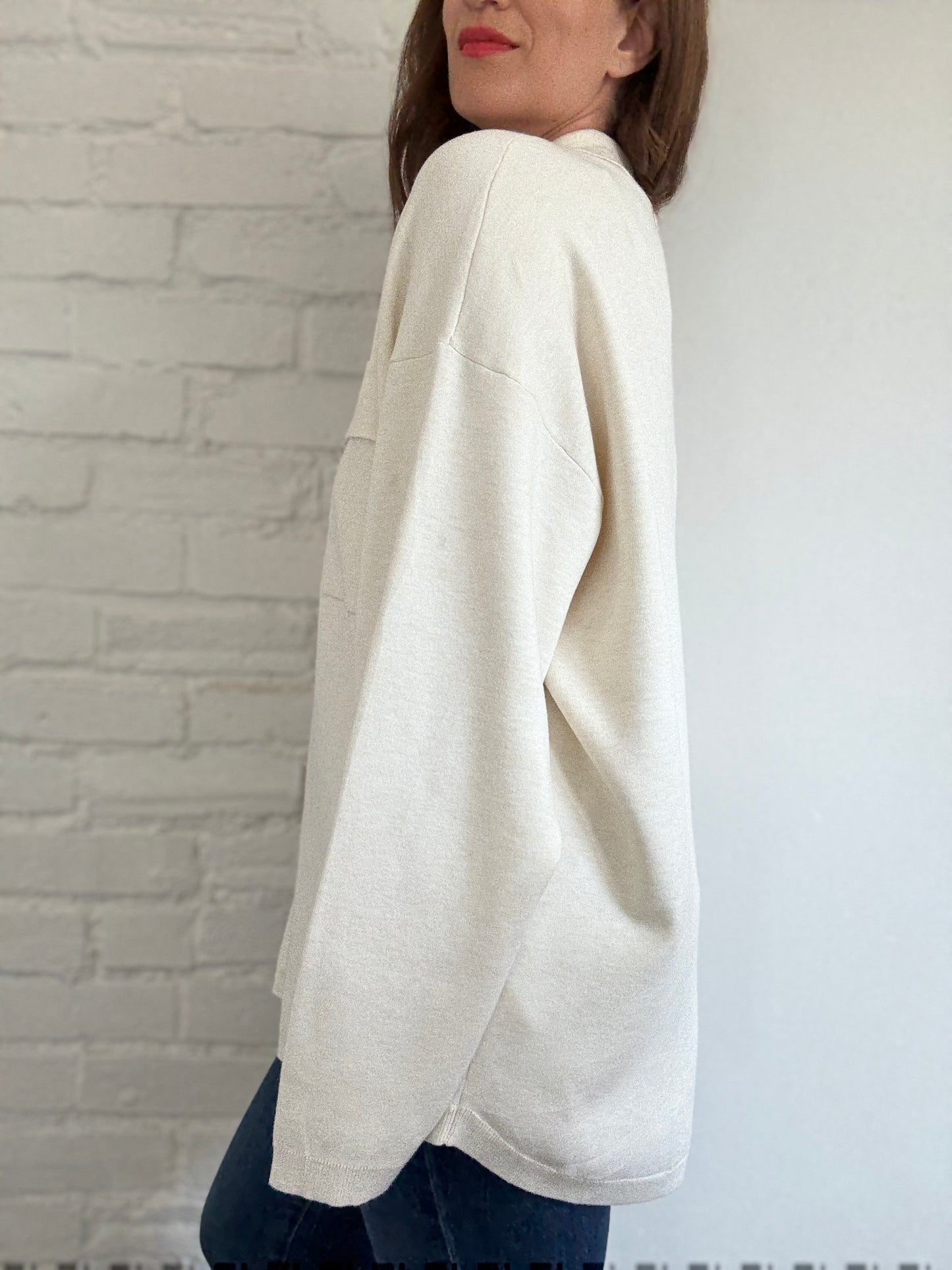 Aritzia Ronnie Oatmeal Sweater - Size L