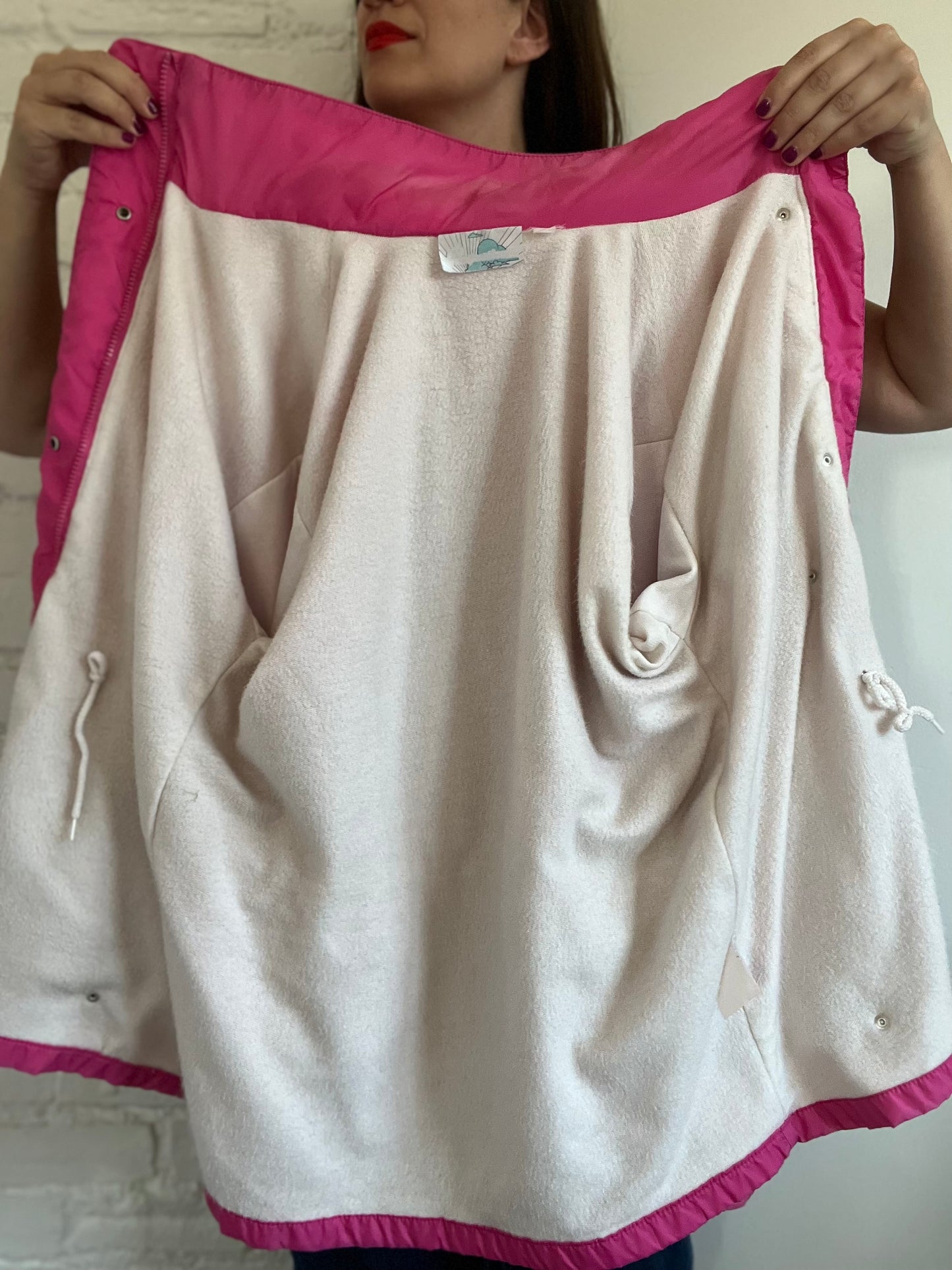 Vintage Pink Windbreaker - Size M