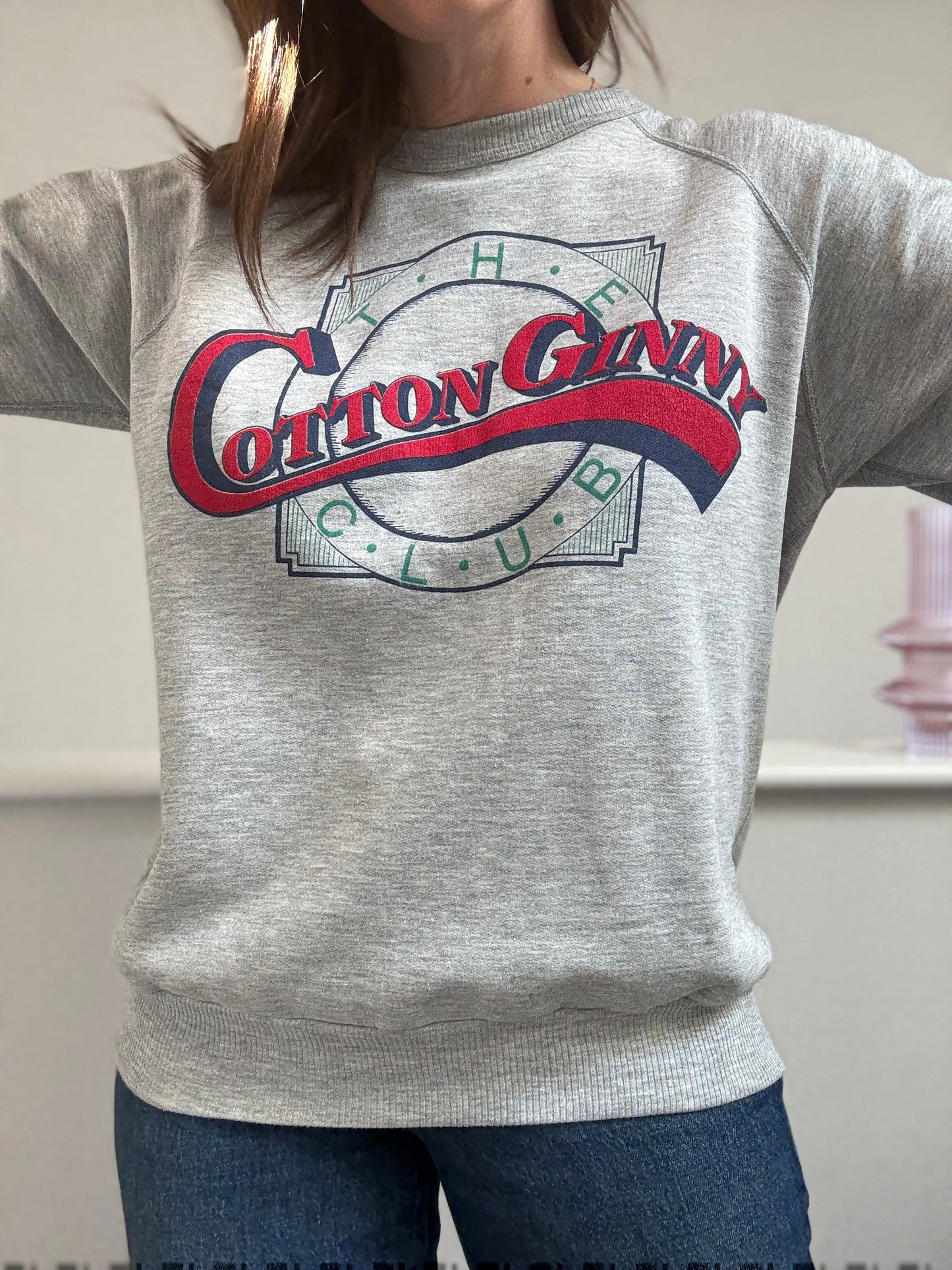 90s Cotton Ginny Graphic Sweater - Size L