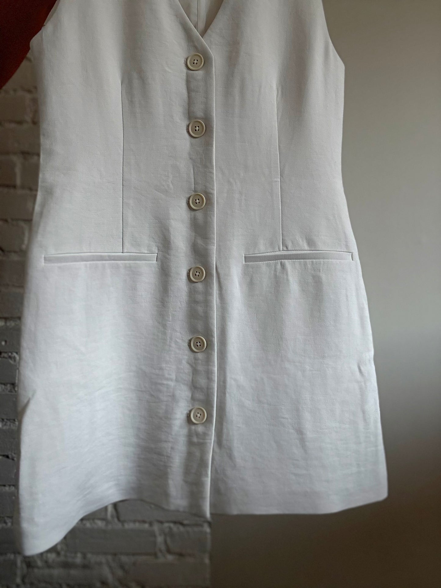 A&F Mara Crepe Vest Mini-Dress - Size S