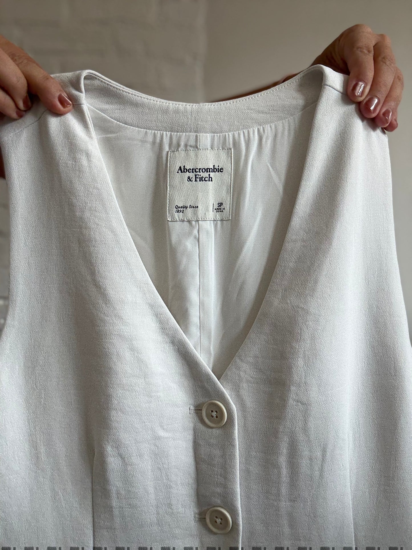 A&F Mara Crepe Vest Mini-Dress - Size S