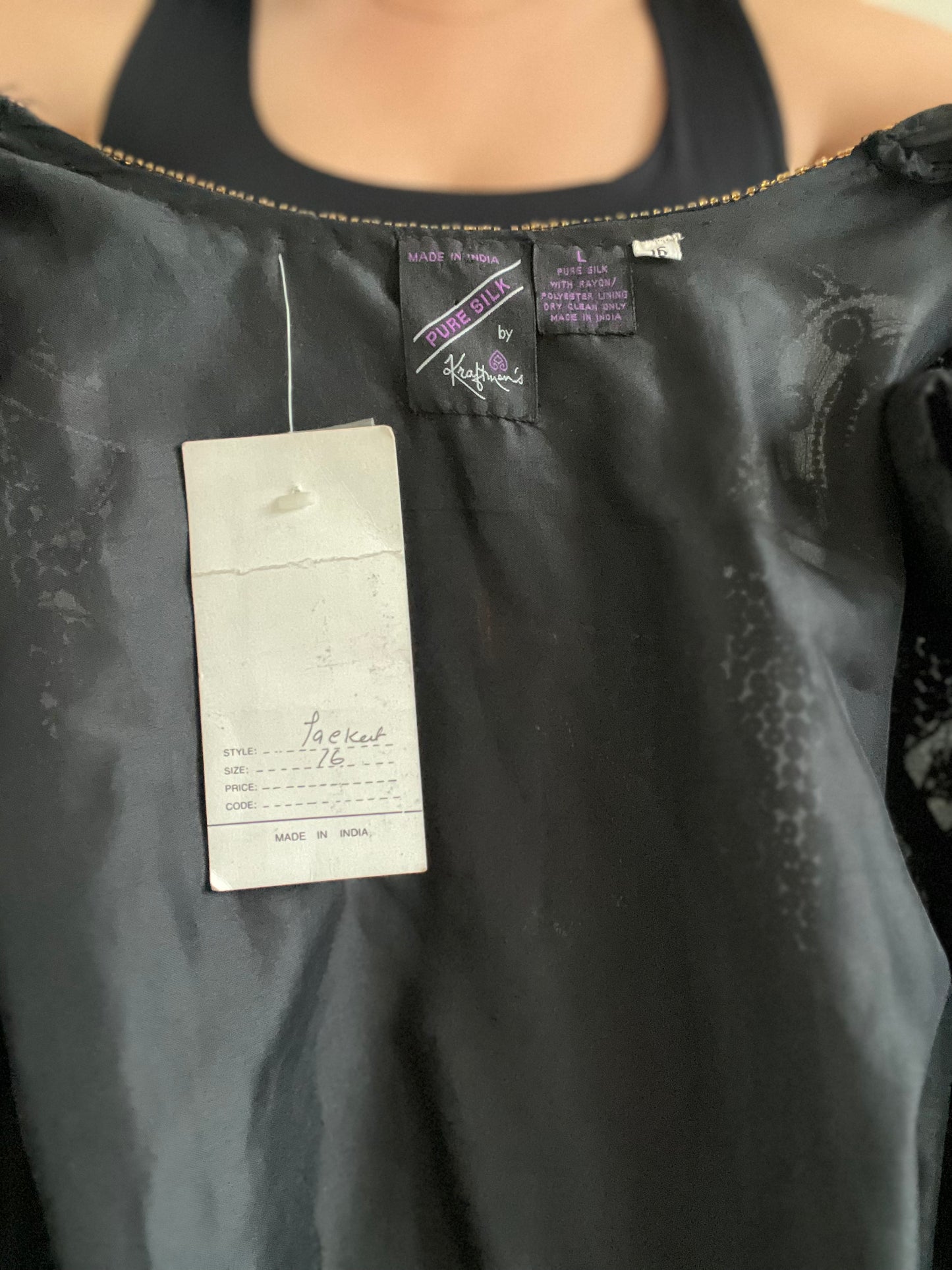 Bold Sequin Festive Jacket - L