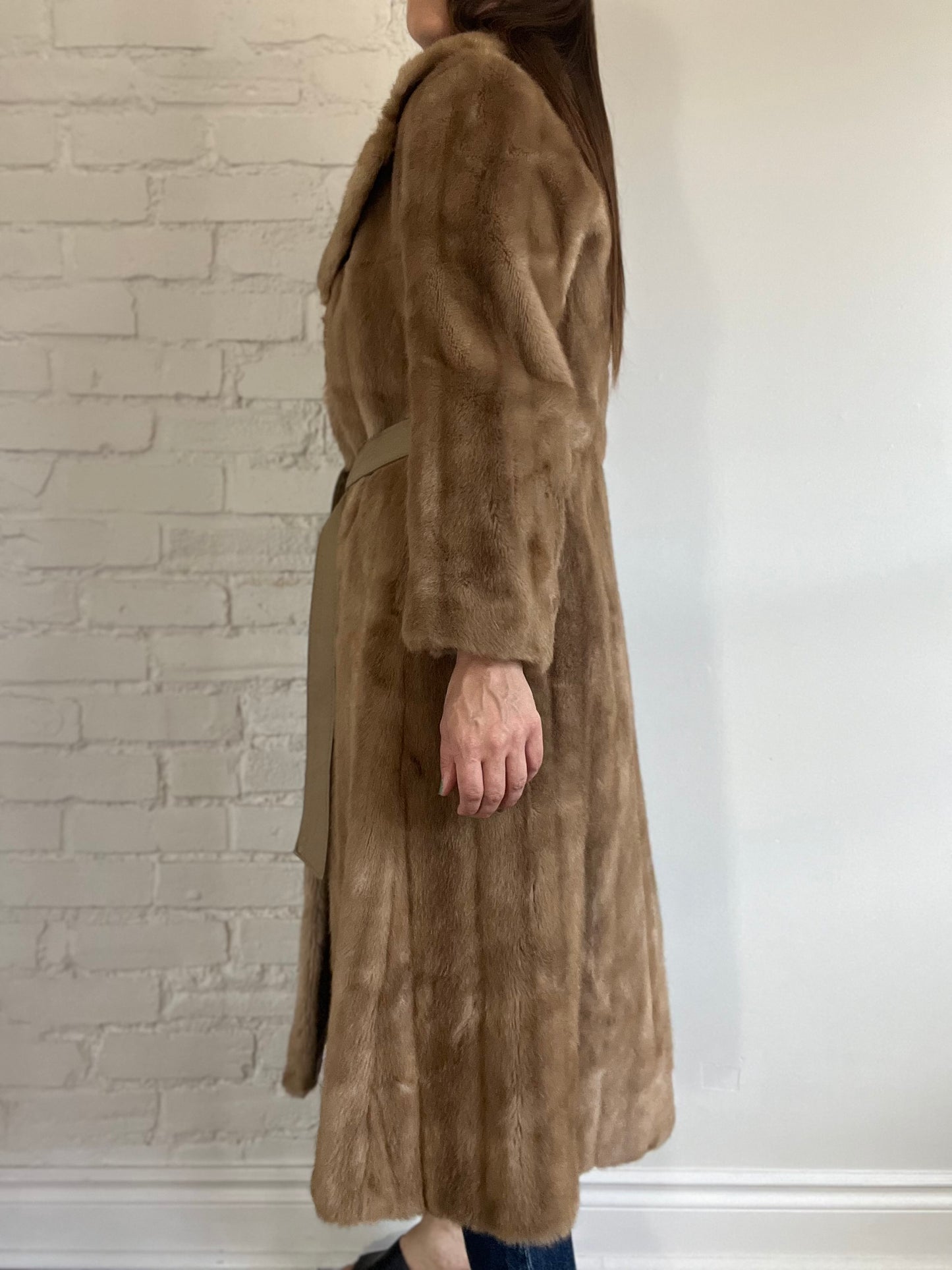 Vintage Faux Fur Jacket - S/M