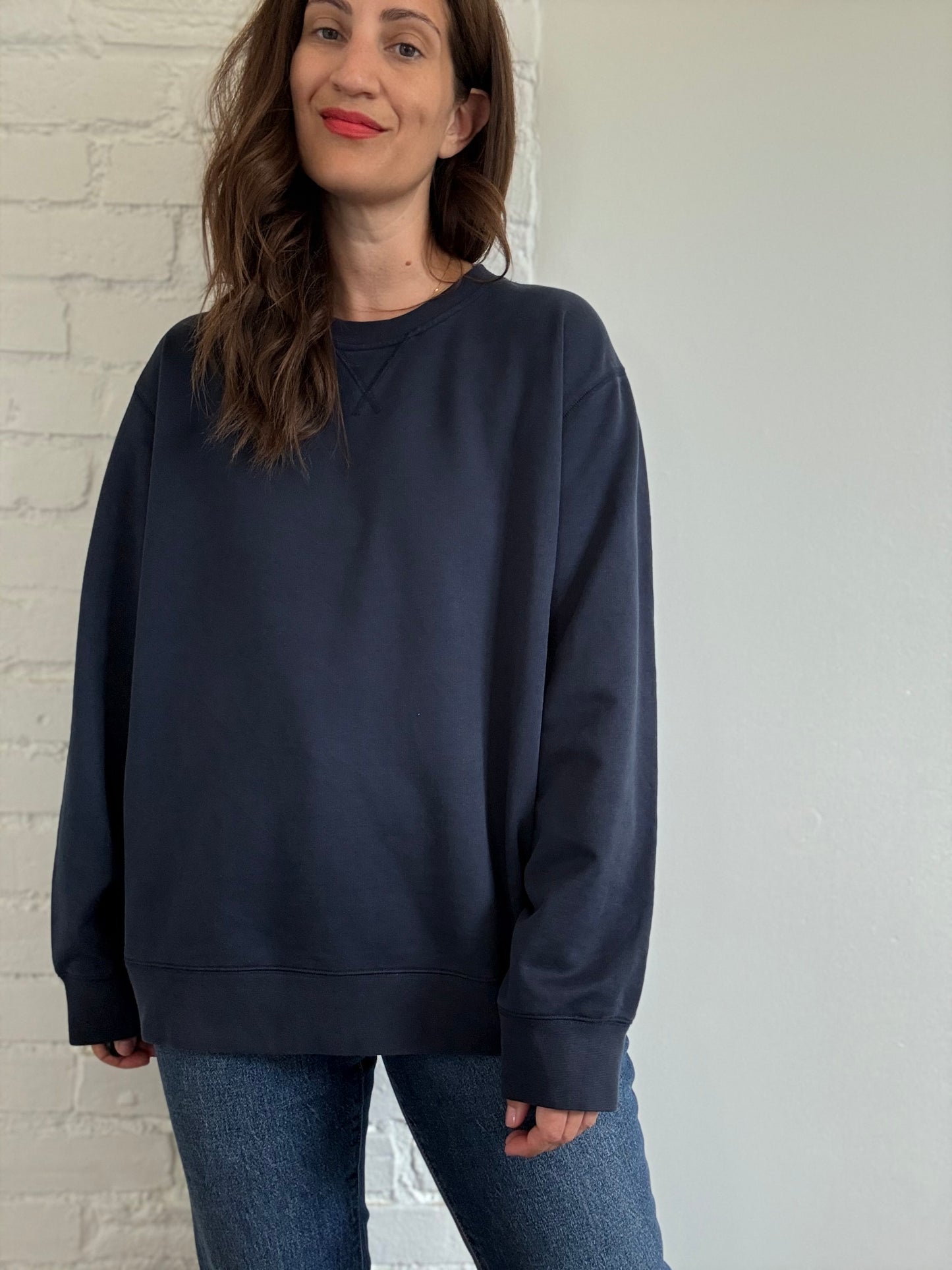 Everlane Uniform French Terry Crewneck - Size XXL