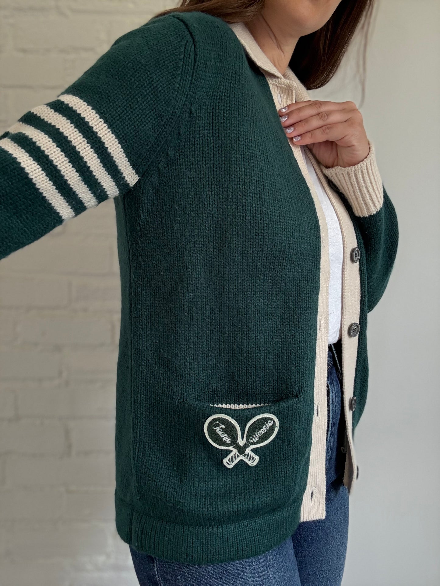Teenie Weenie Tennis Club Cardigan - Size M/L