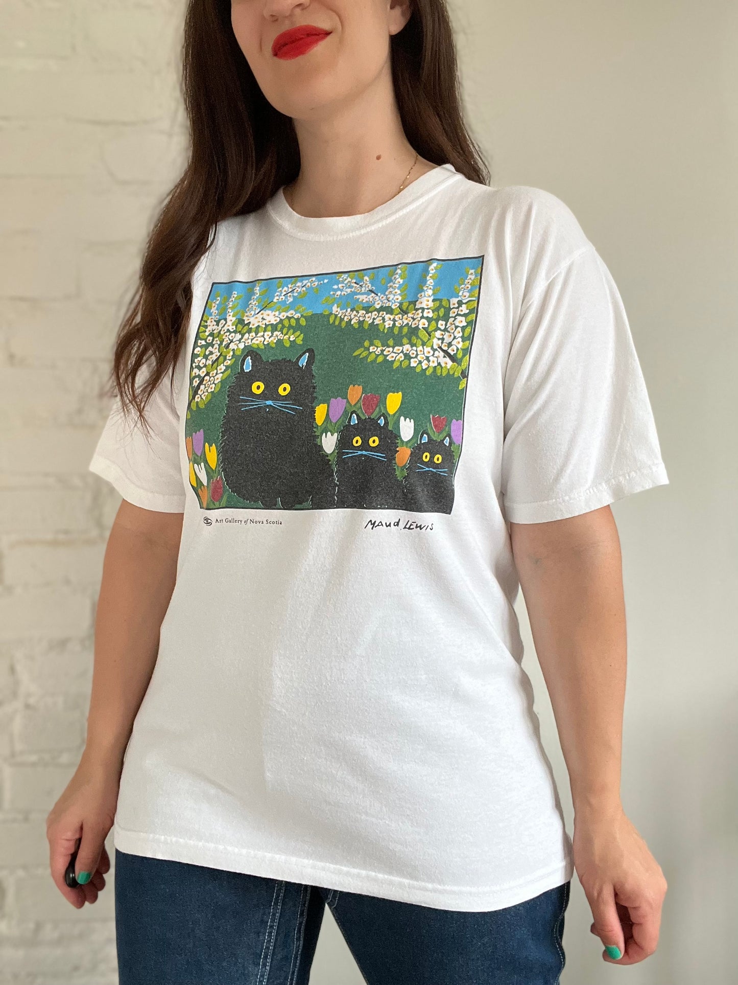 1996 Maud Lewis "Three Black Cats" - Size M Unisex