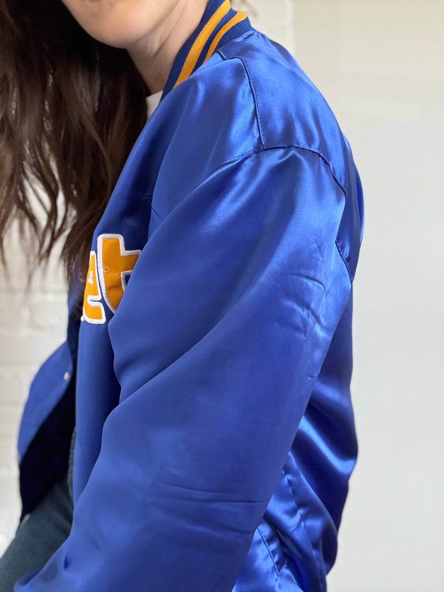 Vintage NBA Nuggets Satin Bomber - Sz. M/L