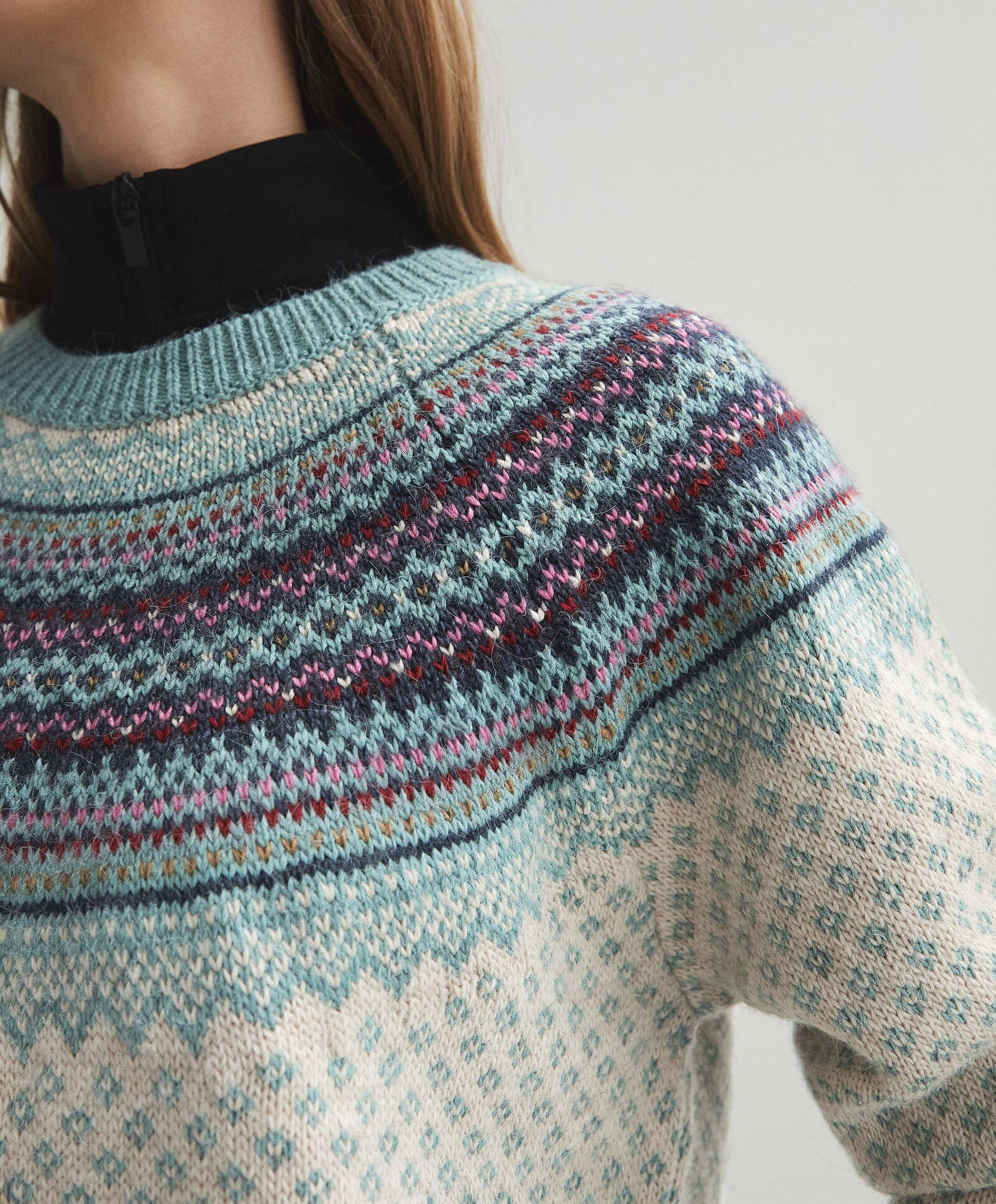 Oysho Jacquard Knit Jumper - Size S