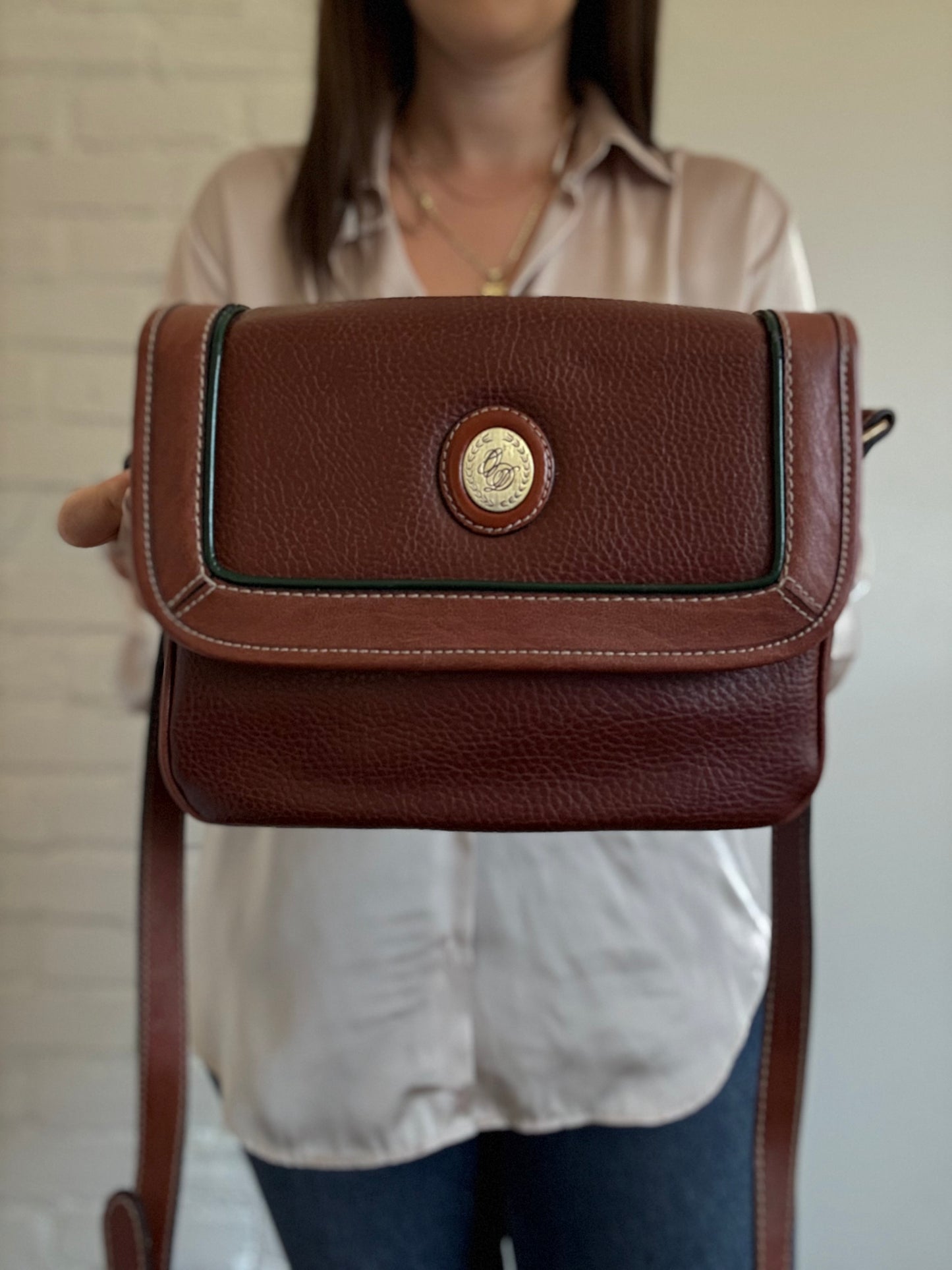 Camera Crossbody Faux Leather Purse
