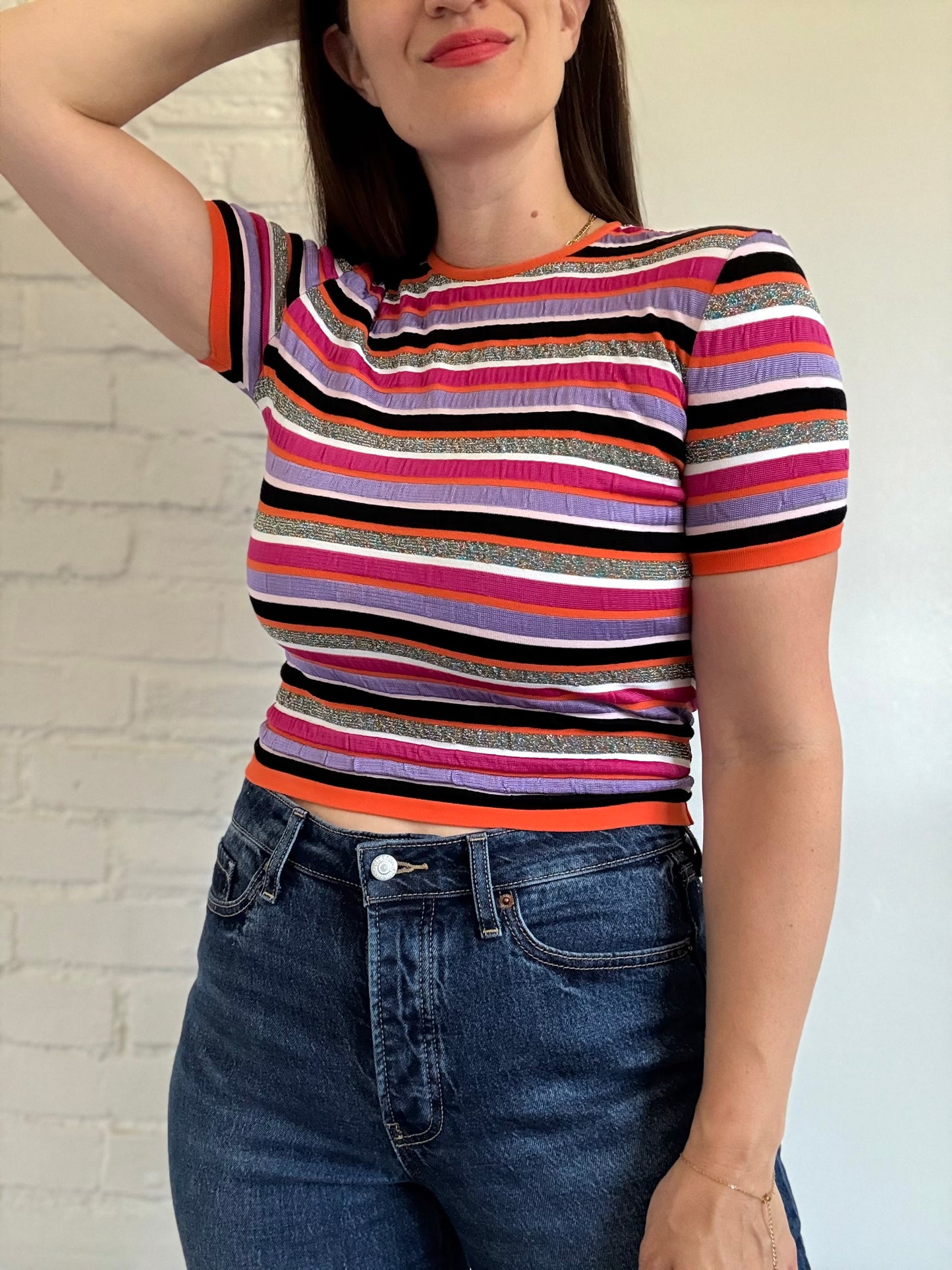 Bazar de Christian Lacroix Striped Tshirt - Size XS/S