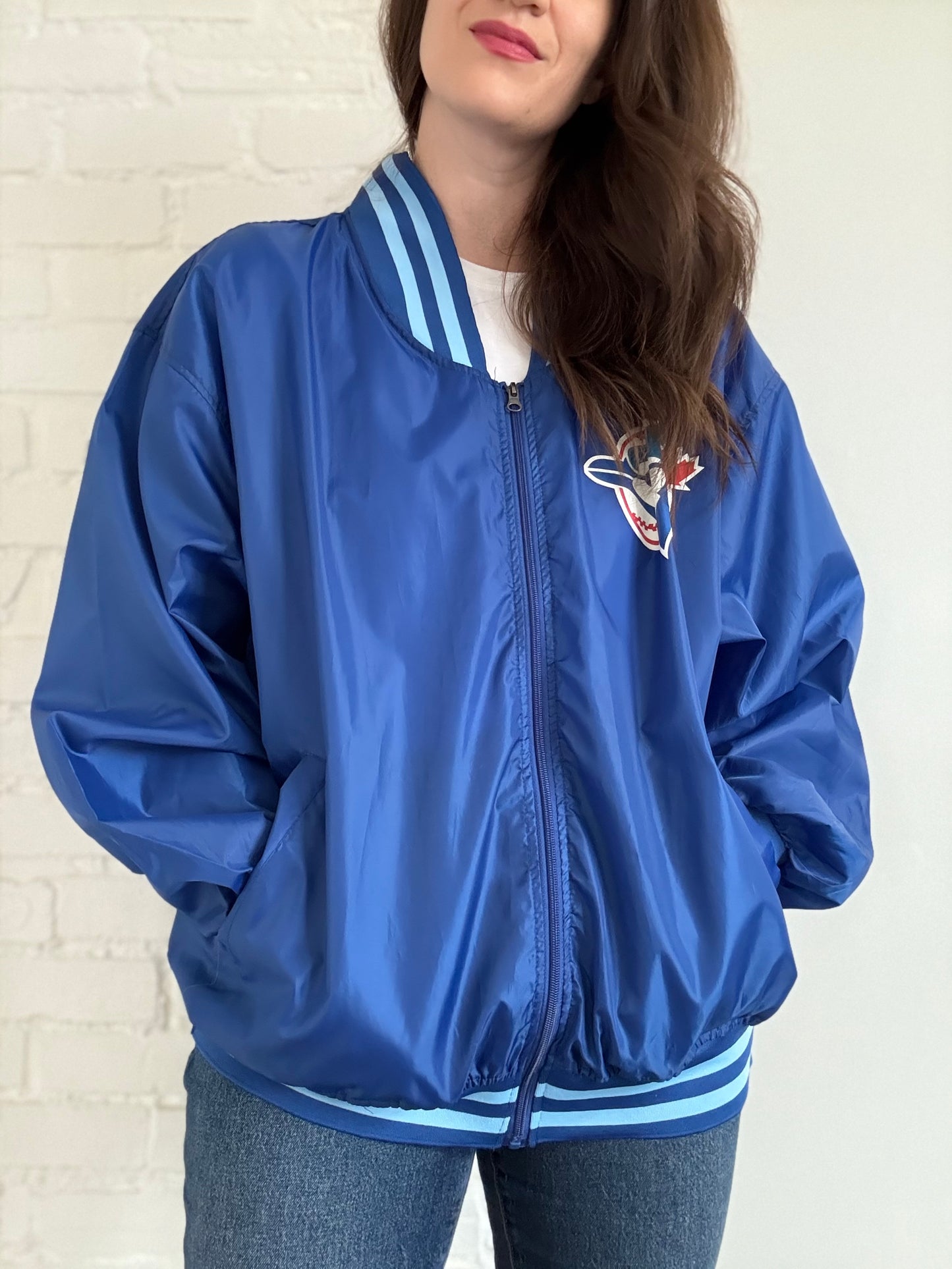 90s Vintage Blue Jays Windbreaker - Sz.XL