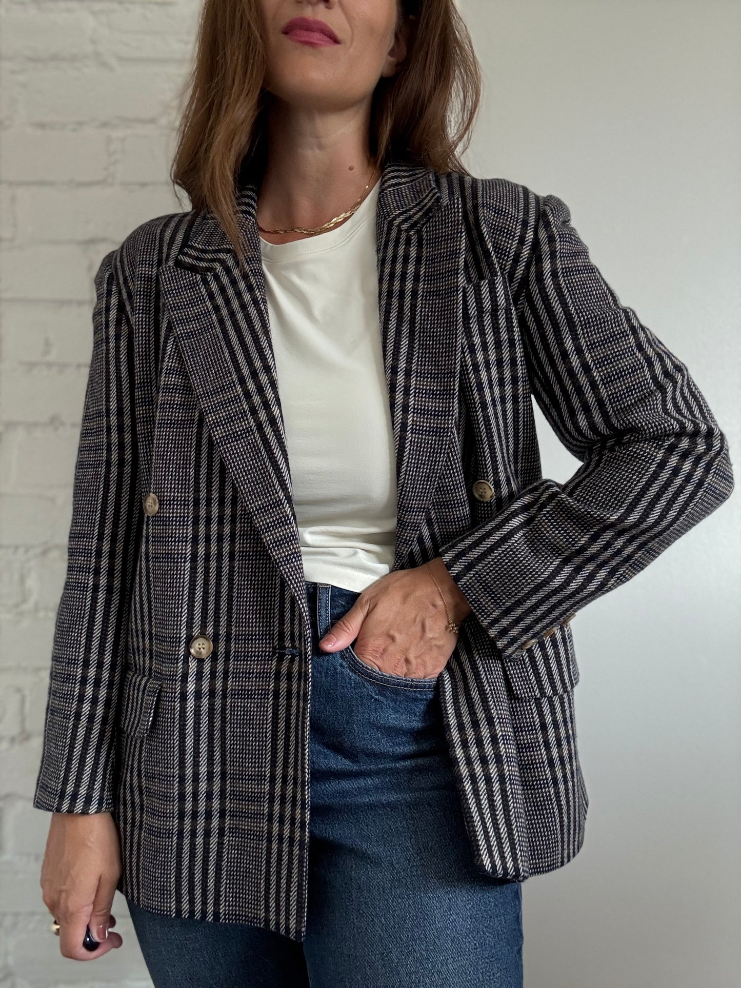 Henry White Dublin Wool Blazer - Size L