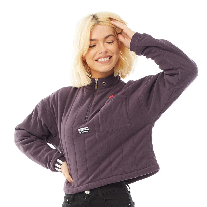 Adidas Ryv Quarter Zip Fleece - Size S