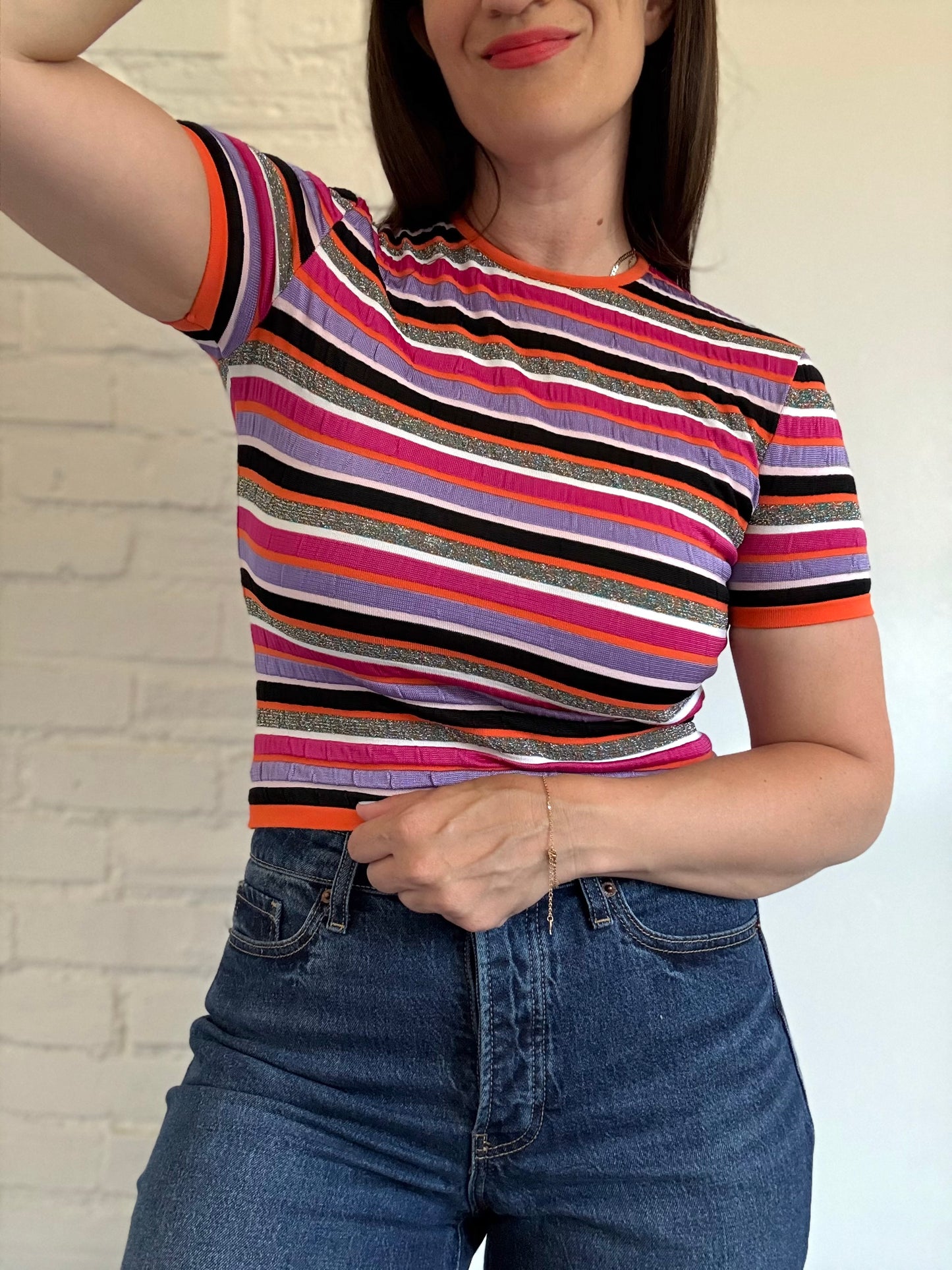 Bazar de Christian Lacroix Striped Tshirt - Size XS/S