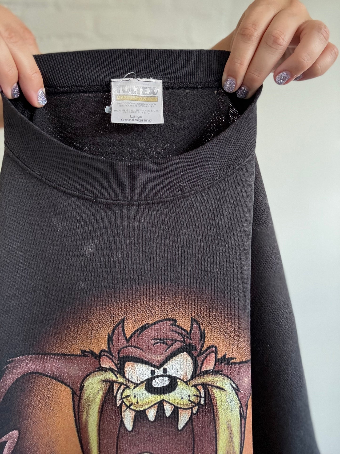 1992 Tasmanian Devil Crewneck - Size L/XL