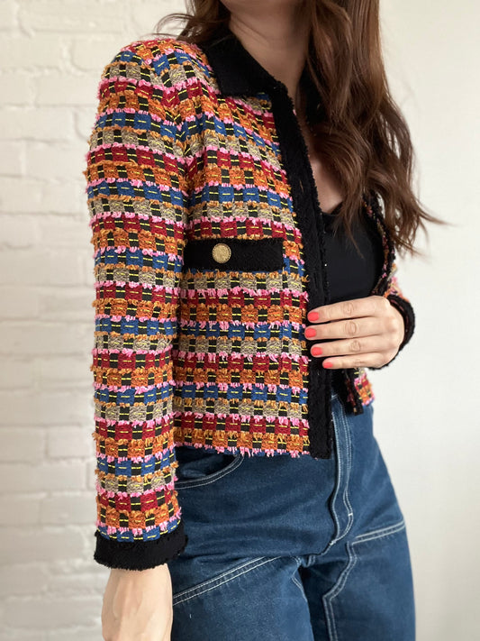 Textured Jacket Blazer - S