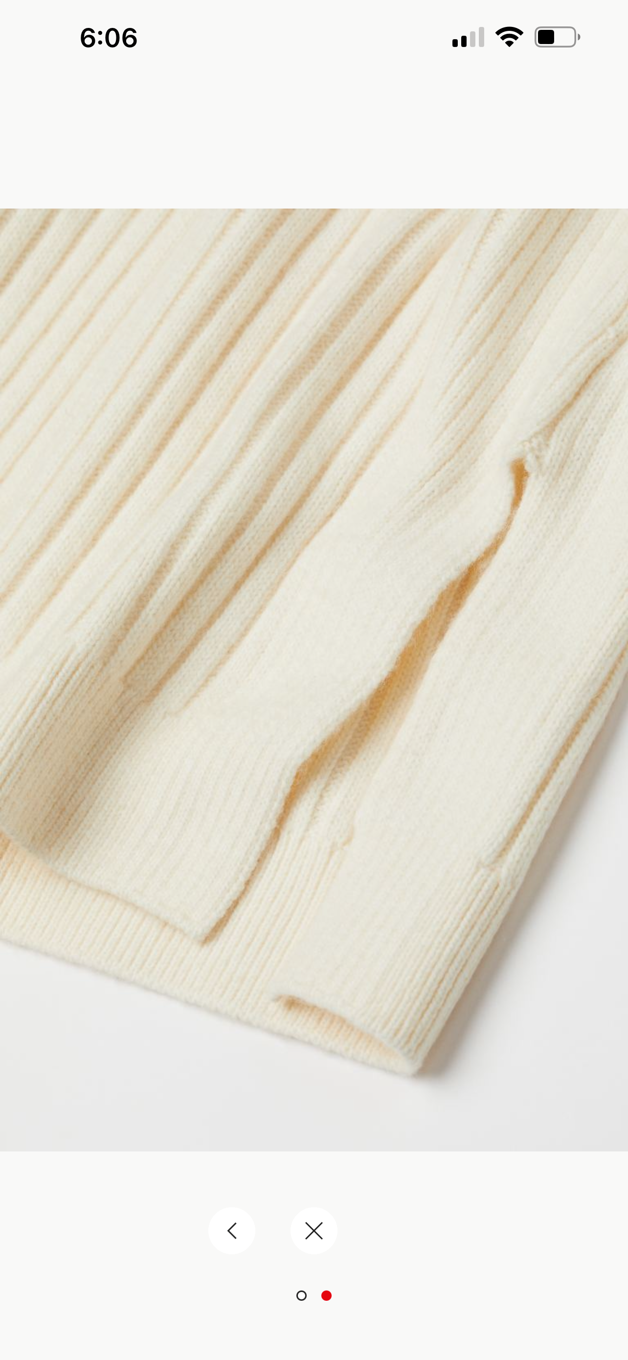 Rib-Knit Sweater Vest - Size M (Oversized)