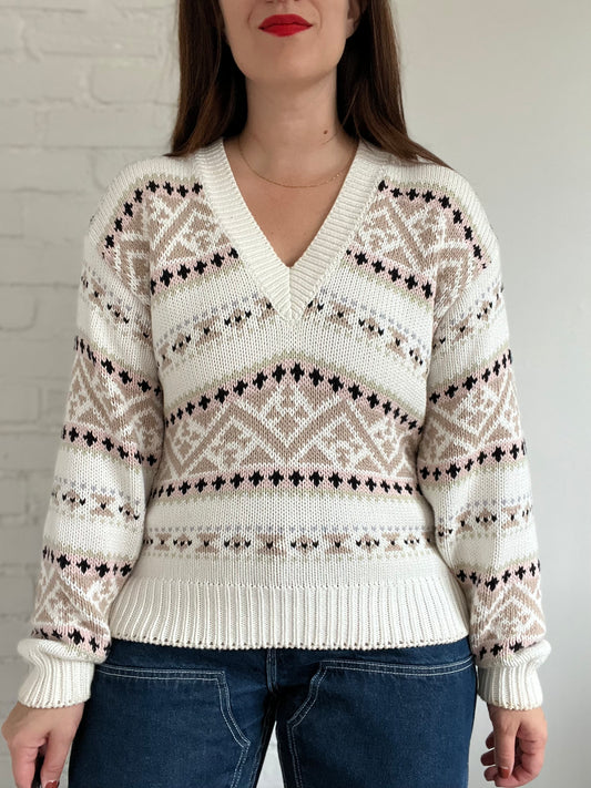 Neutral Après Ski Knit - L