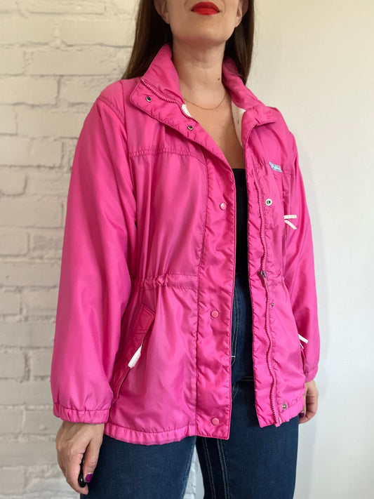 Vintage Pink Windbreaker - Size M