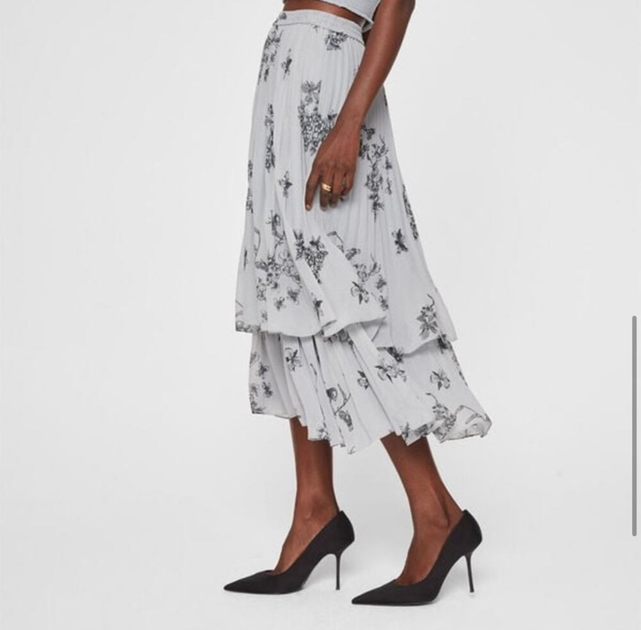 Club Monaco Pleated Skirt - Size S