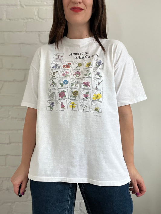 American Wildflowers Alphabet Chart - Size XL