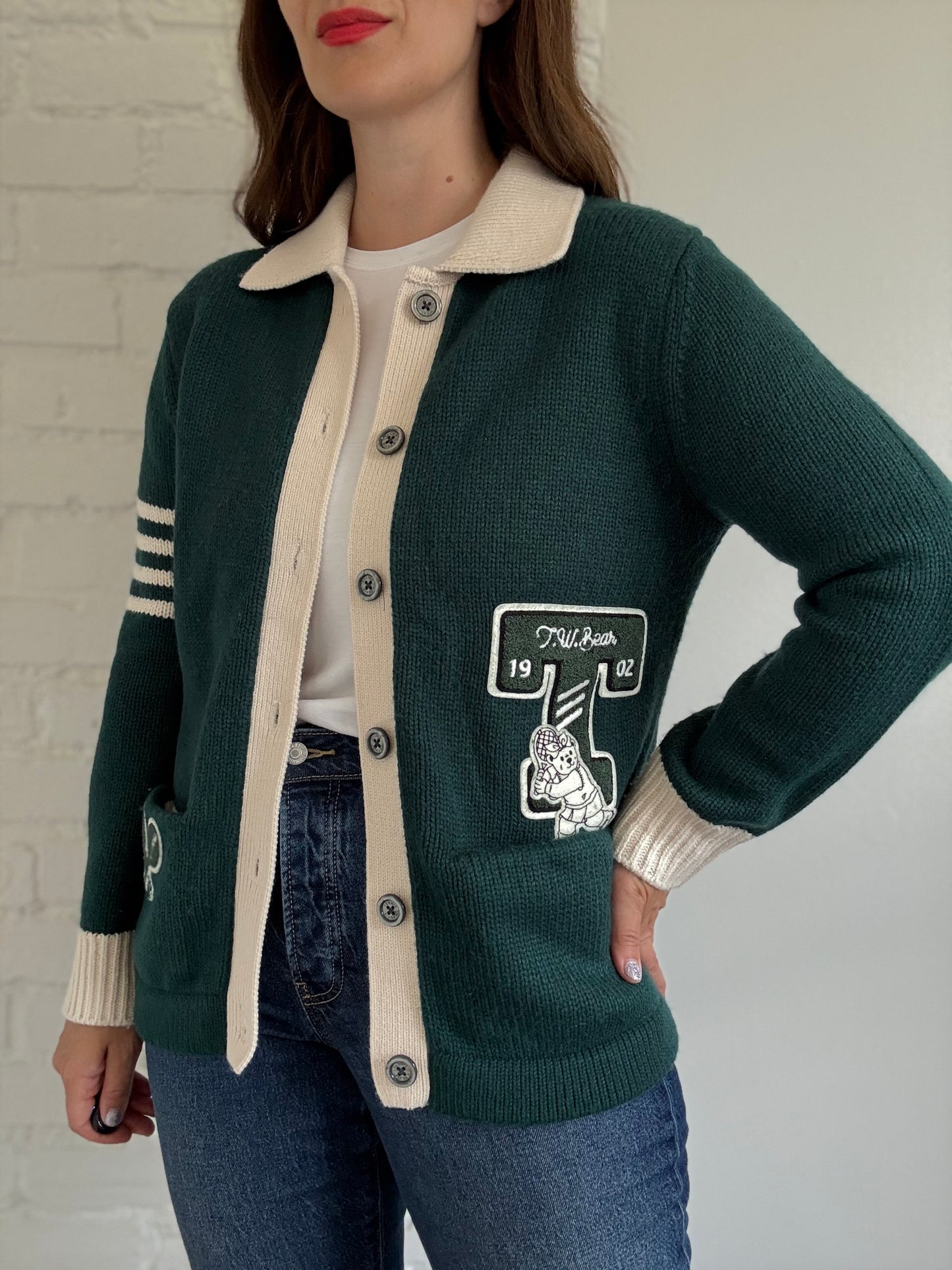 Teenie Weenie Tennis Club Cardigan - Size M/L