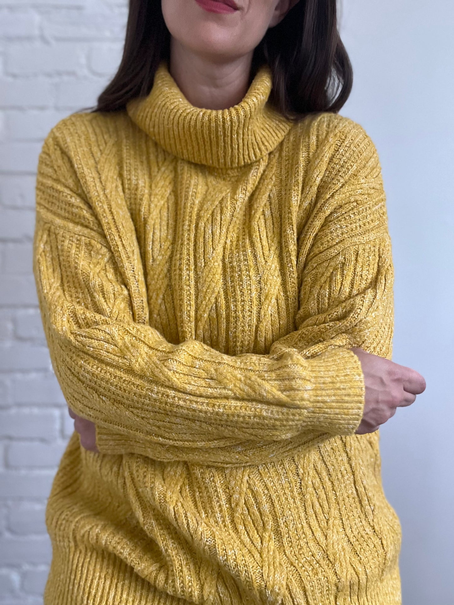 Mustard Yellow Cozy Sweater - S
