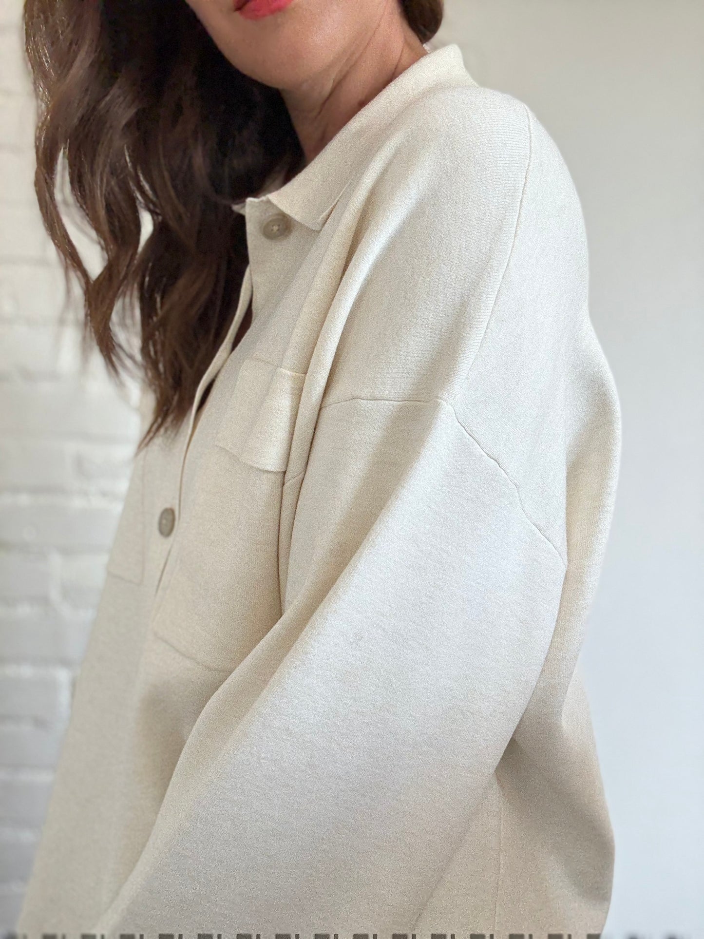 Aritzia Ronnie Oatmeal Sweater - Size L