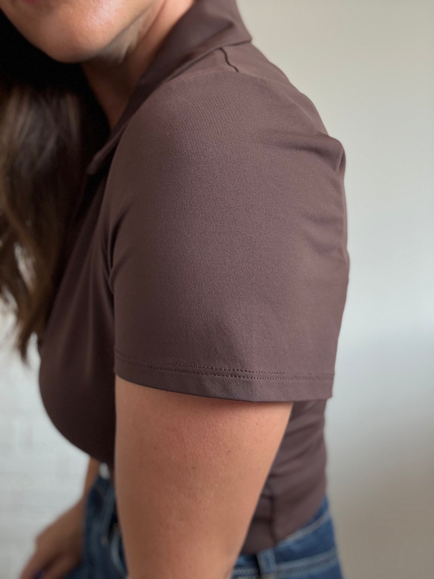 Babaton Contour Chocolate Polo - Size XL