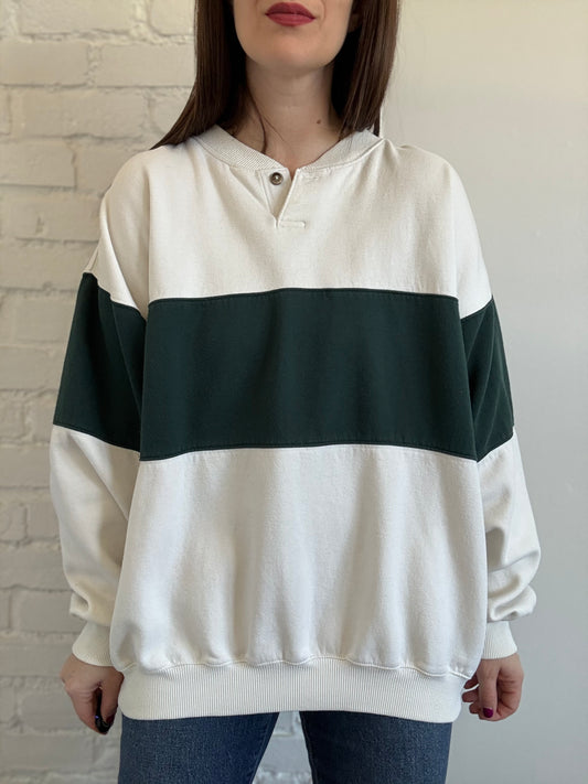 Vintage Rugby Crewneck Sweater - Sz. XL