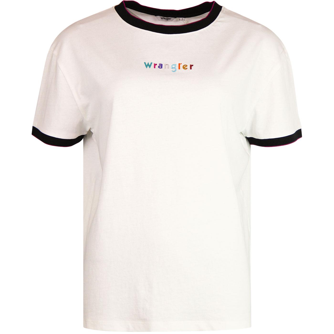 Rainbow Wrangler Ringer T-Shirt - Sz. L