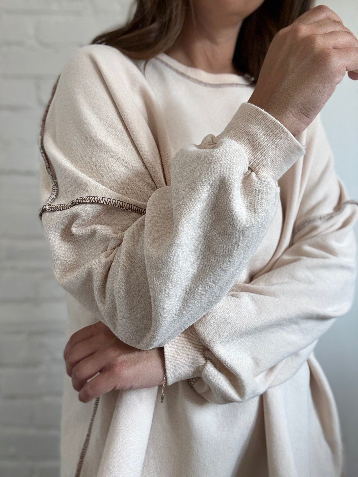 Frank + Oak Oversized Sweater - Size S (oversized)