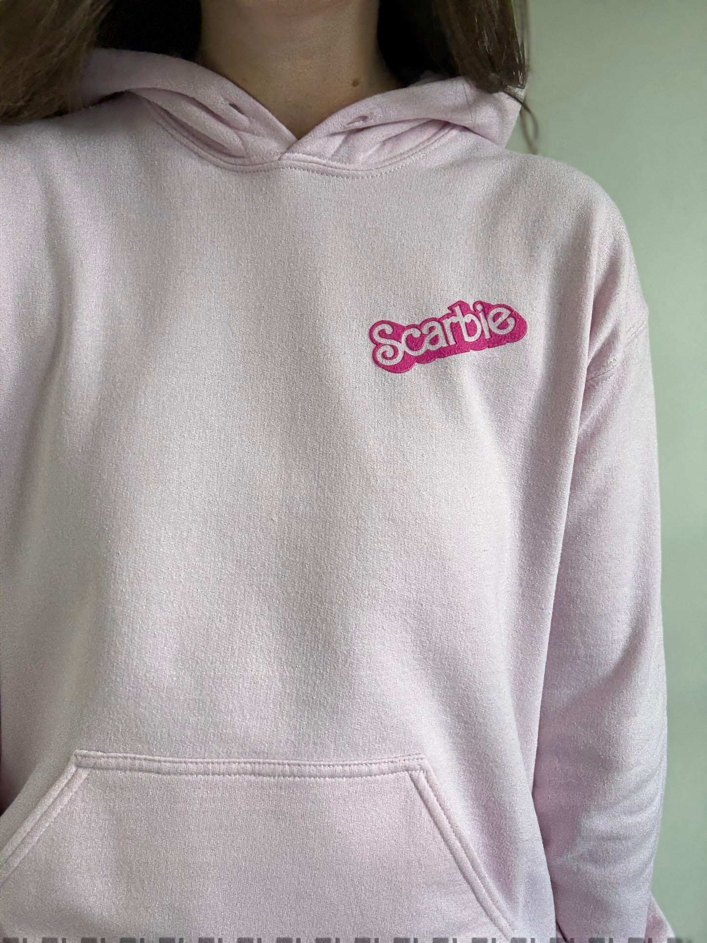 Scarbie Pink Hoodie - Size M