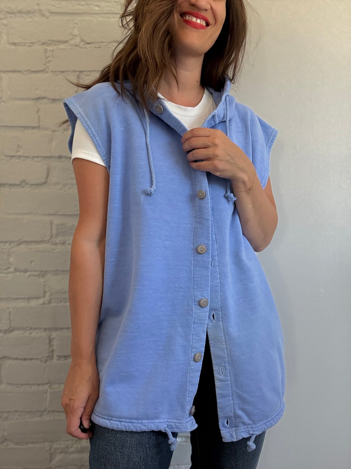 Vintage BOCA Hoodie Vest - Size XL