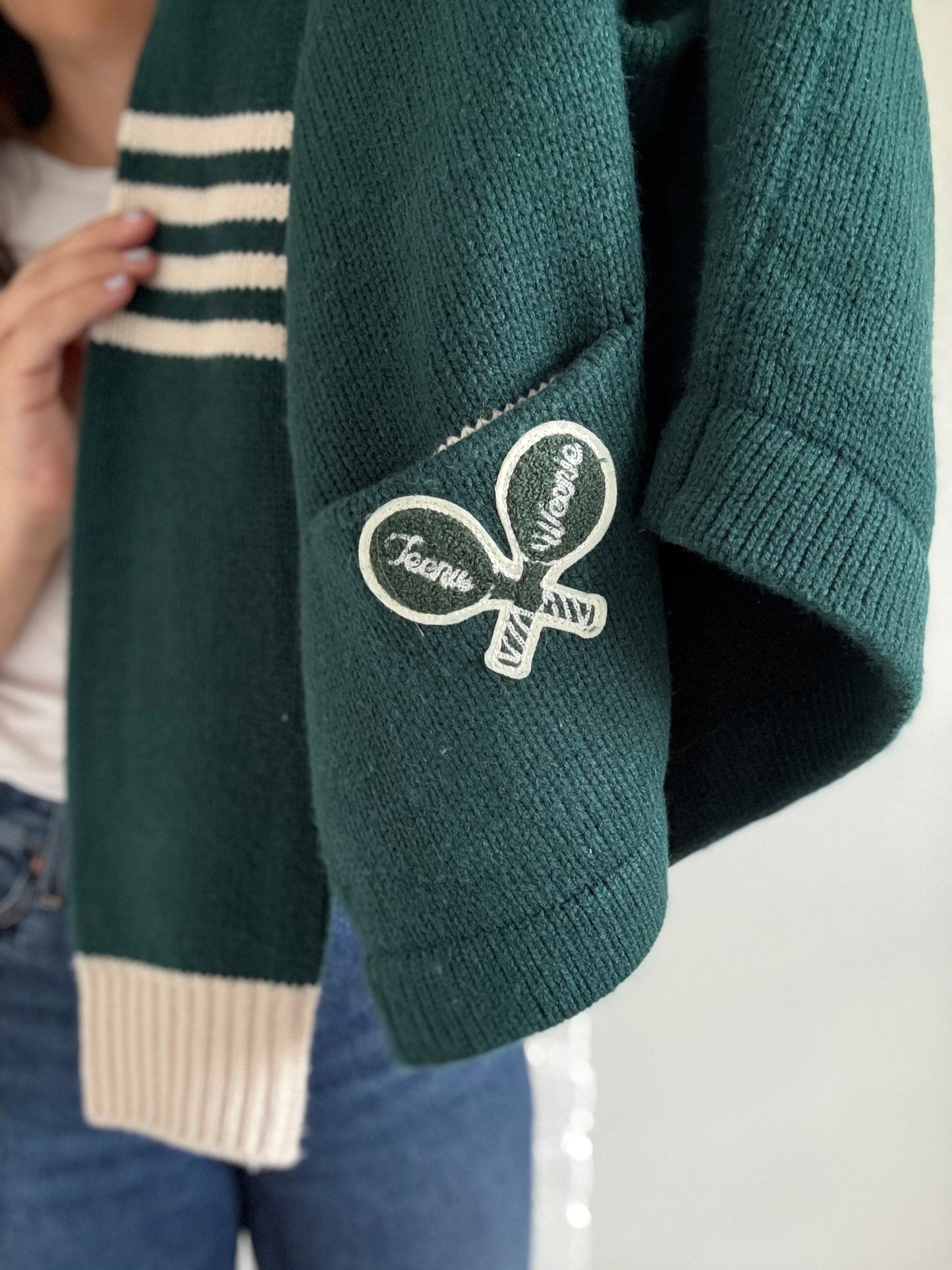 Teenie Weenie Tennis Club Cardigan - Size M/L
