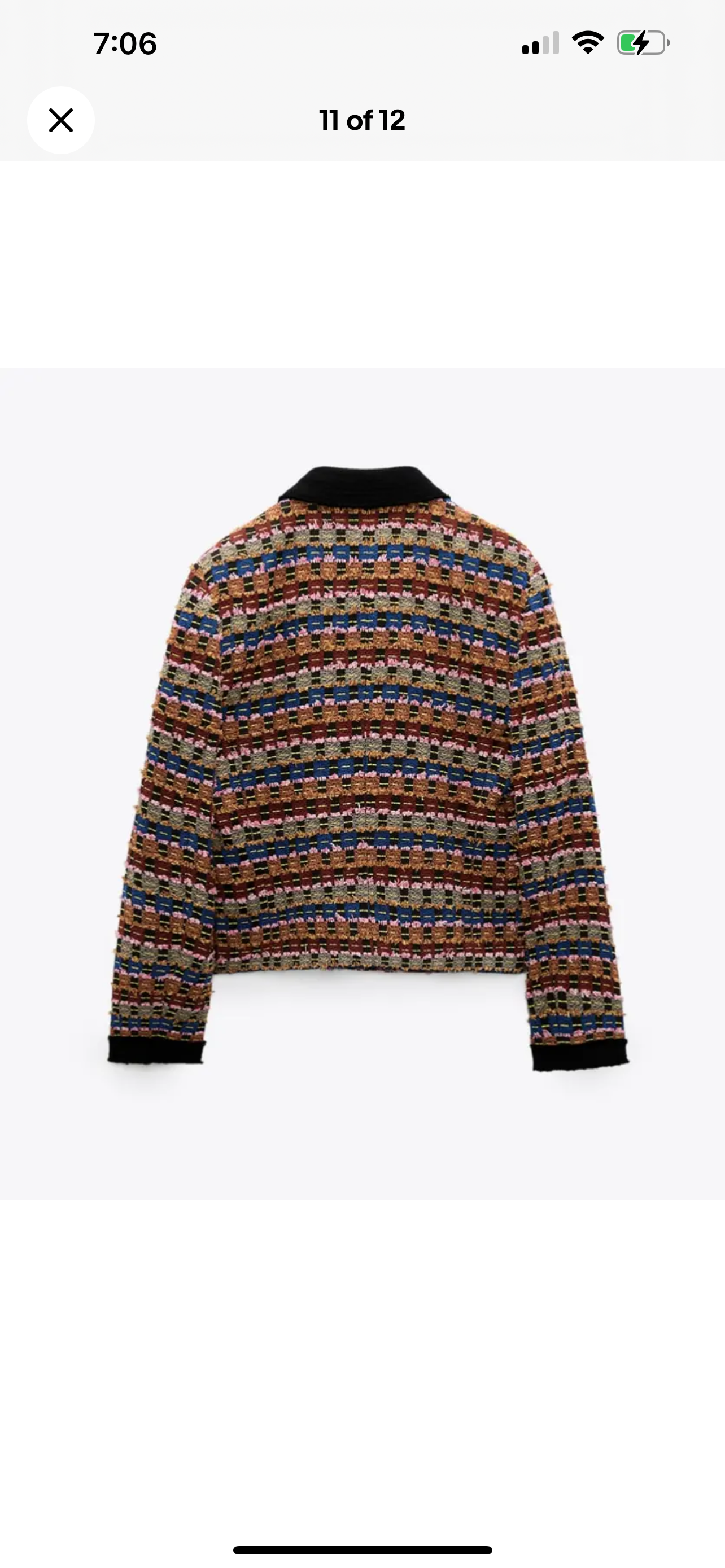 Textured Jacket Blazer - S