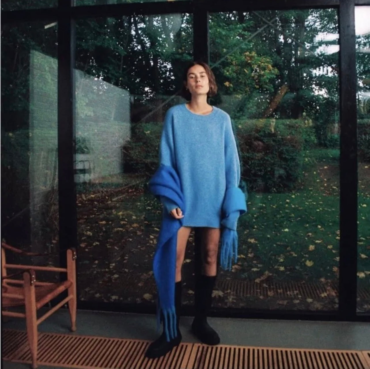 Oversized Soft Knit Sweater - Size M