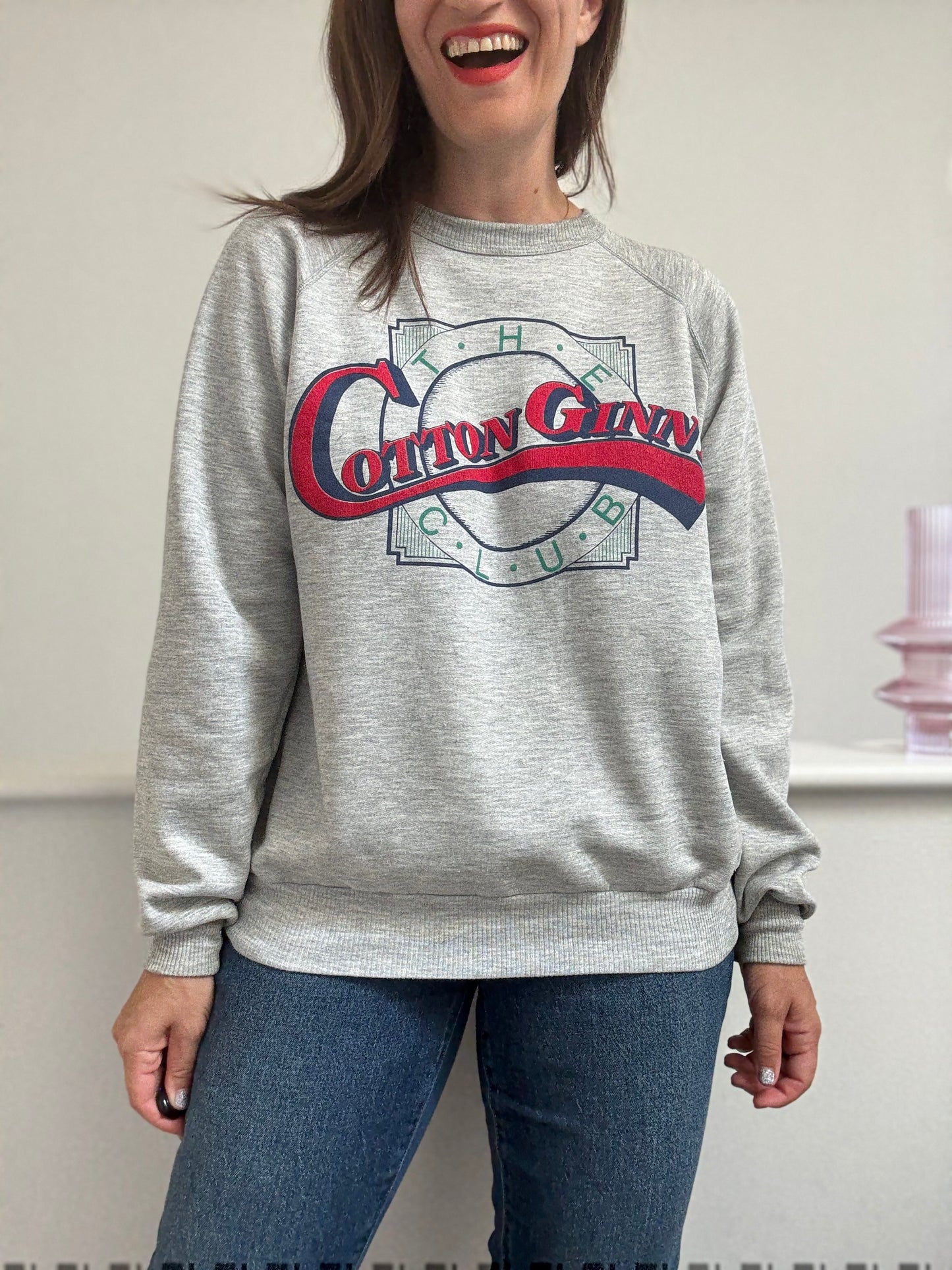 90s Cotton Ginny Graphic Sweater - Size L