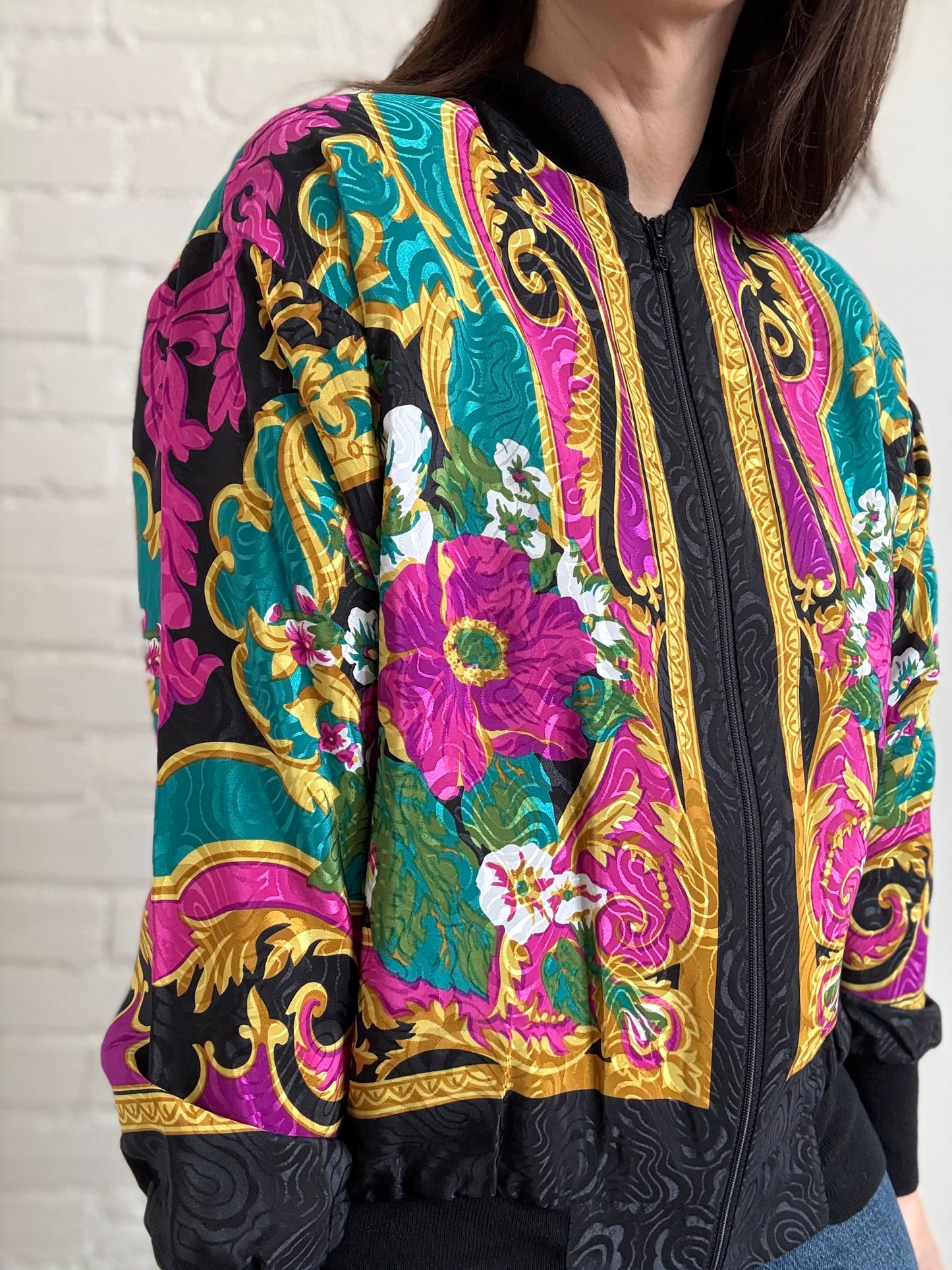 Vintage Silk Blazer - Sz. M/L