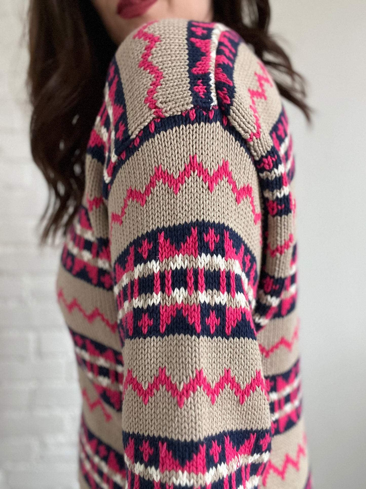 Vintage Knit Sweater - Size L