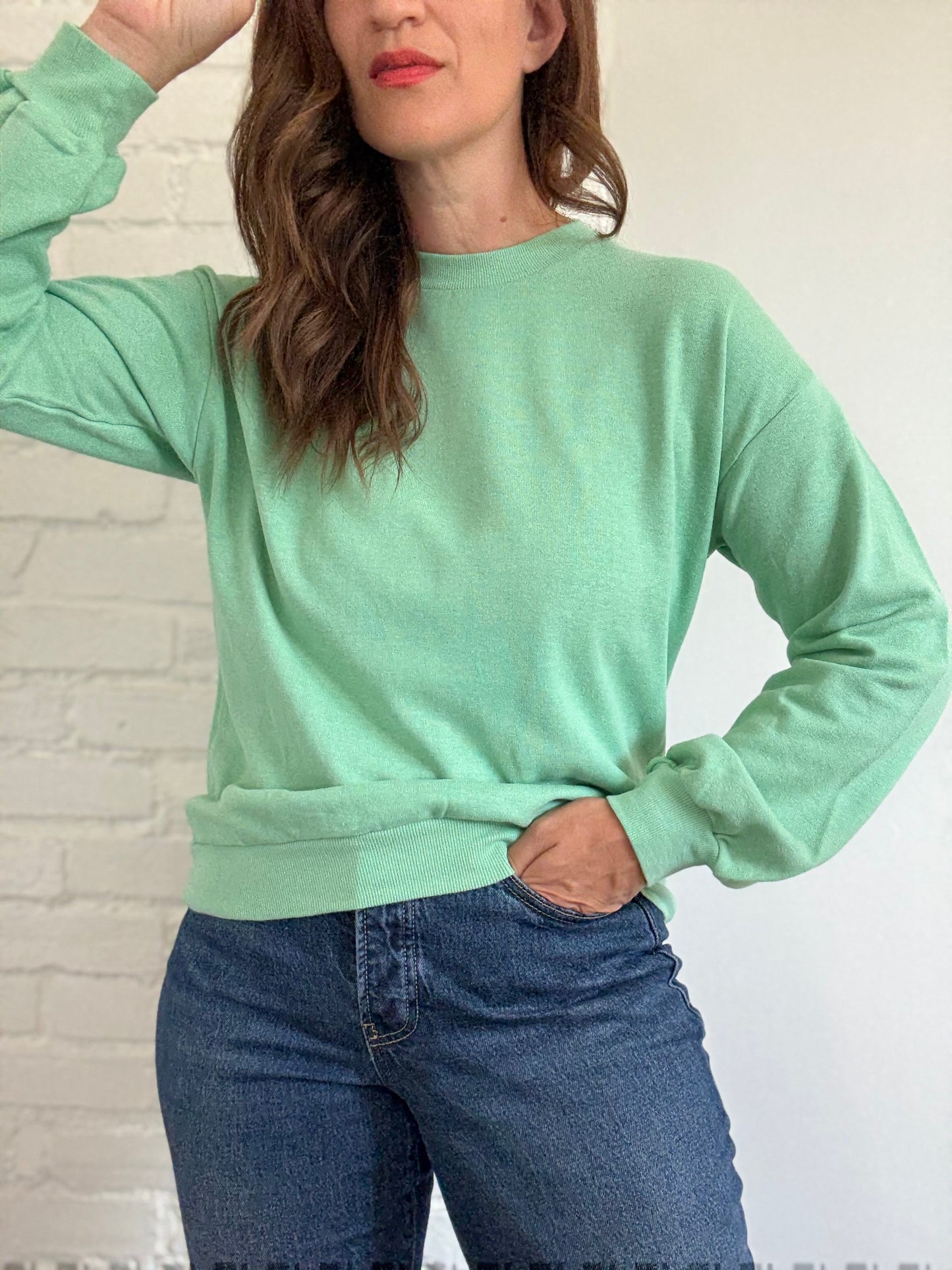 Oversized Organic Sweatshirt - Size S