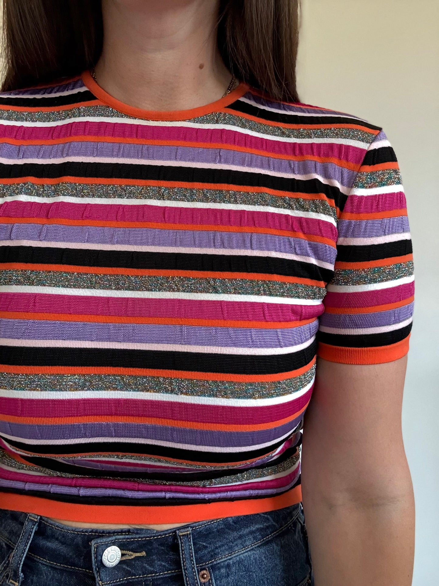 Bazar de Christian Lacroix Striped Tshirt - Size XS/S