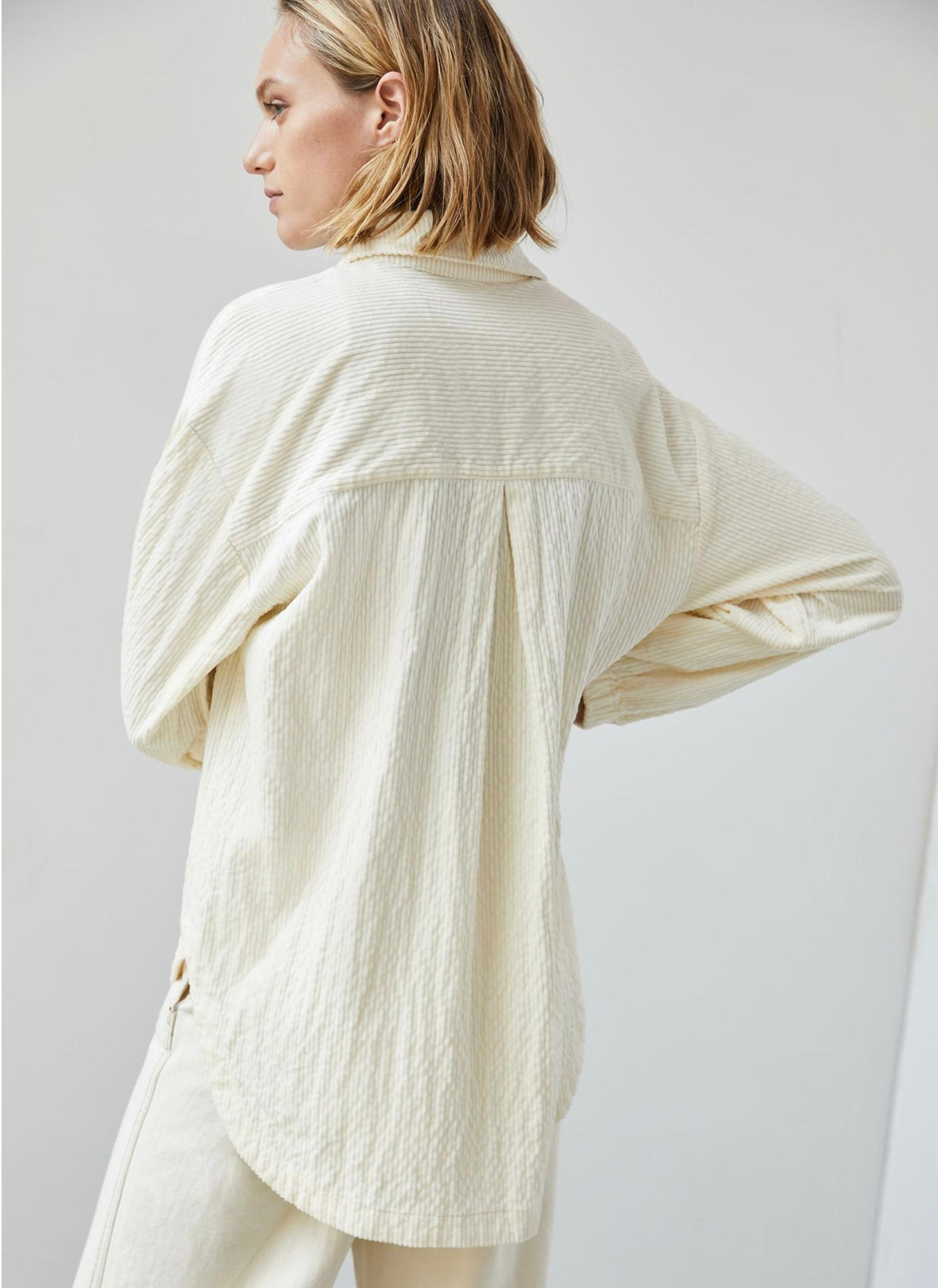 Maeve Corduroy Shirt Jacket - XL