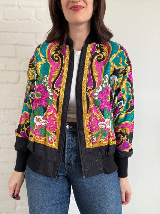 Vintage Silk Blazer - Sz. M/L