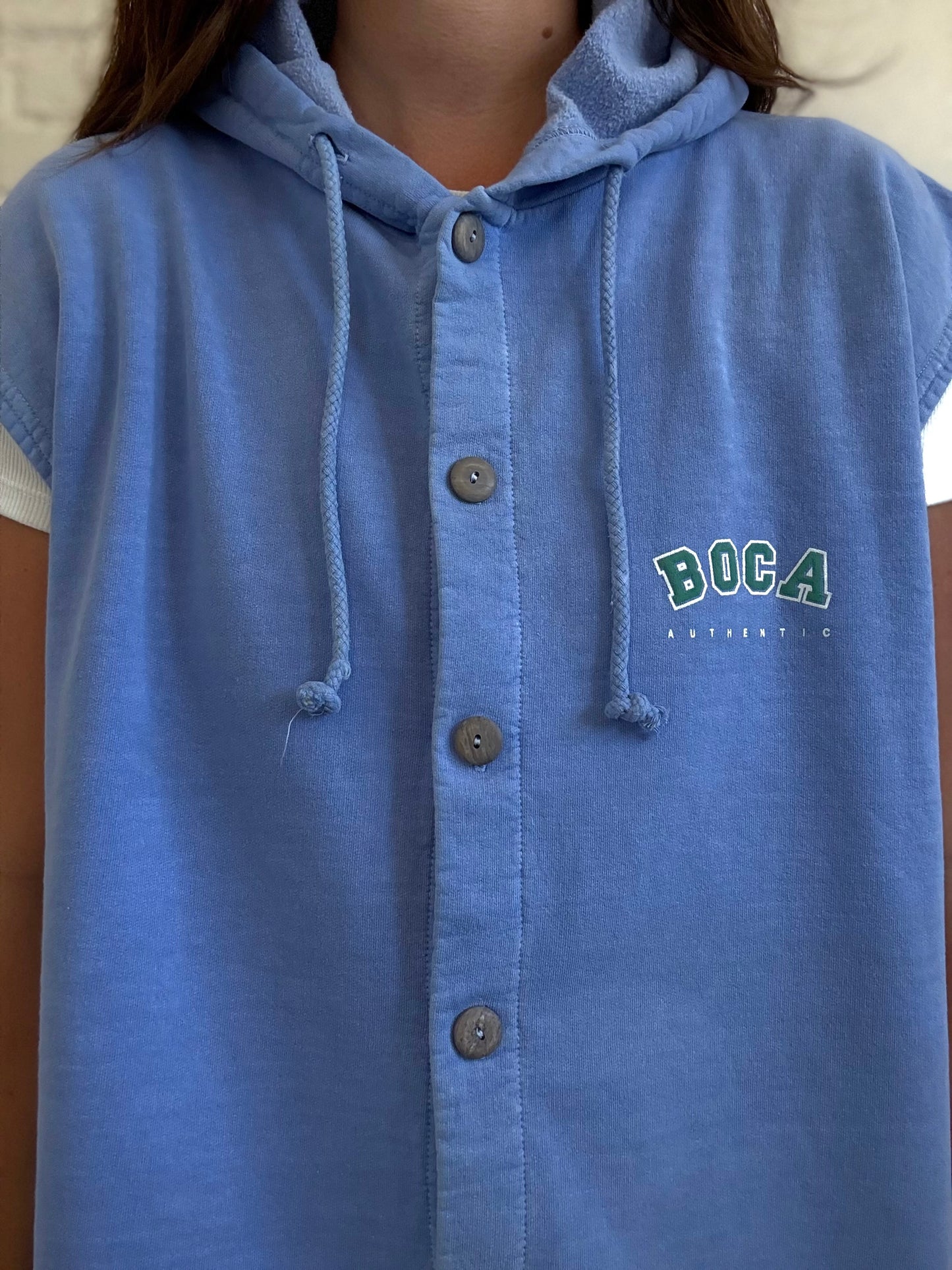 Vintage BOCA Hoodie Vest - Size XL