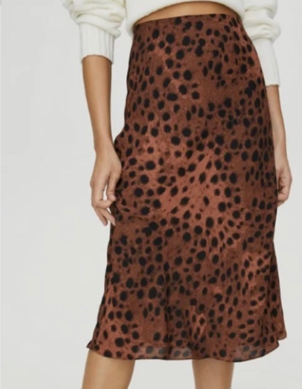 Wilfred Cheetah Kyra Skirt - Sz. 10 or M