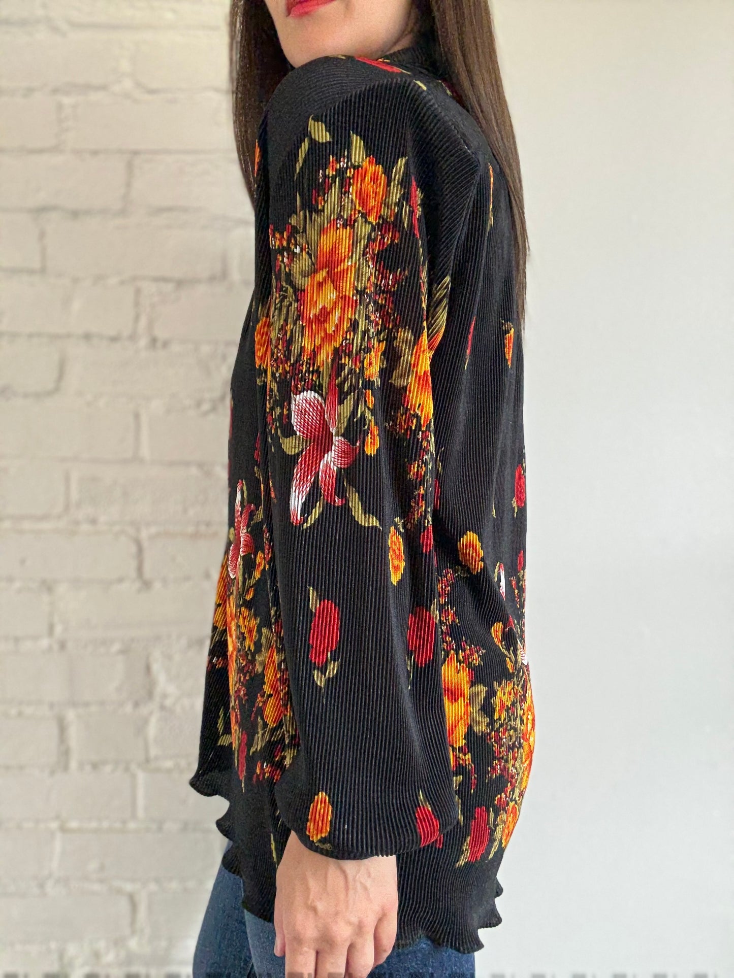 Romantic Plisse Shirt - Size XL